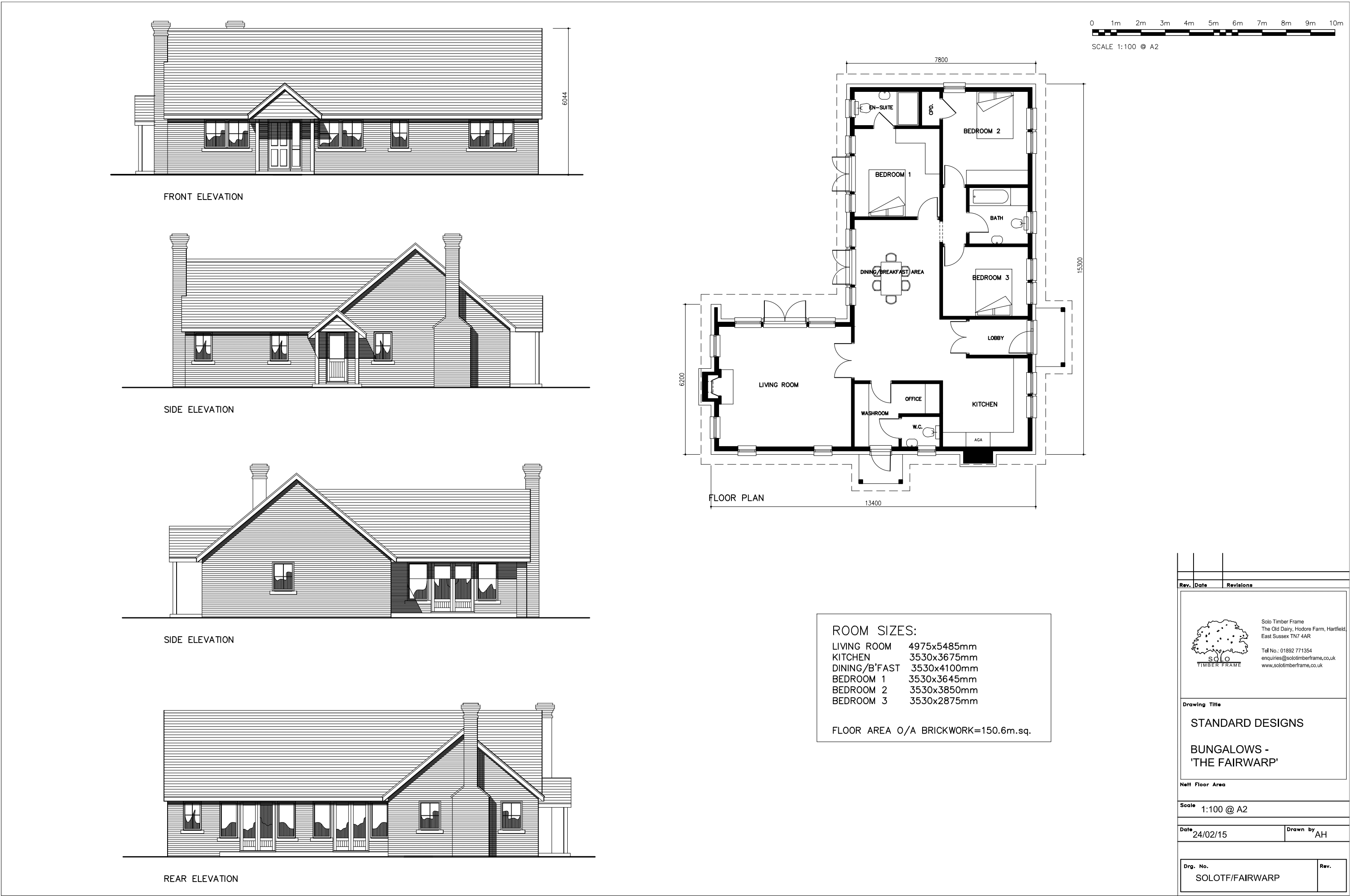 Fairwarp 3  Bedroom  Bungalow  Design Designs  Solo Timber 