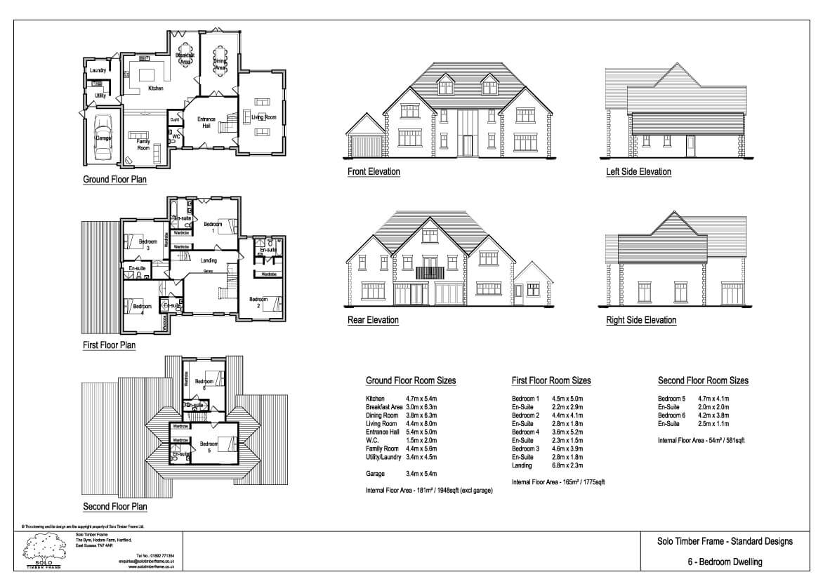 Ghylls Lap 6 Bedroom House Design Designs Solo Timber 