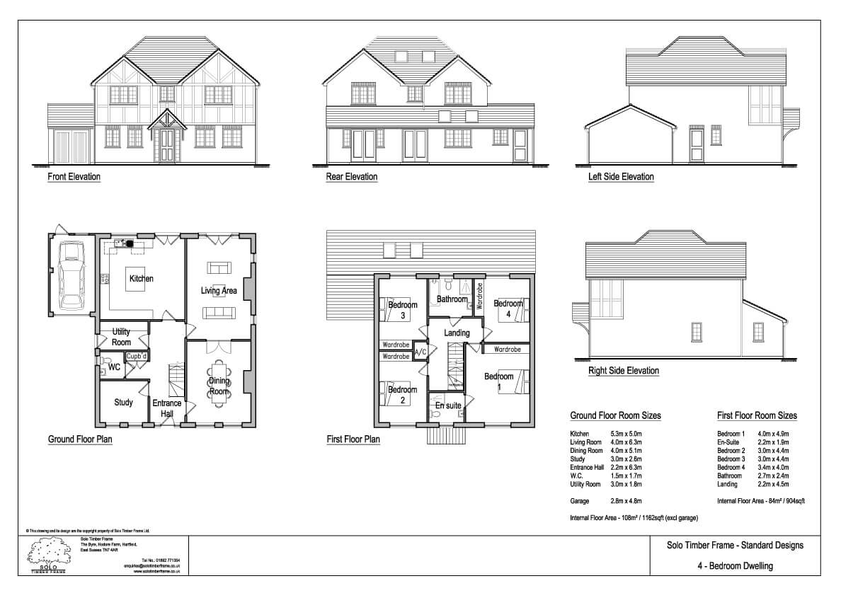 Kingstanding 4 Bedroom House Design Designs Solo