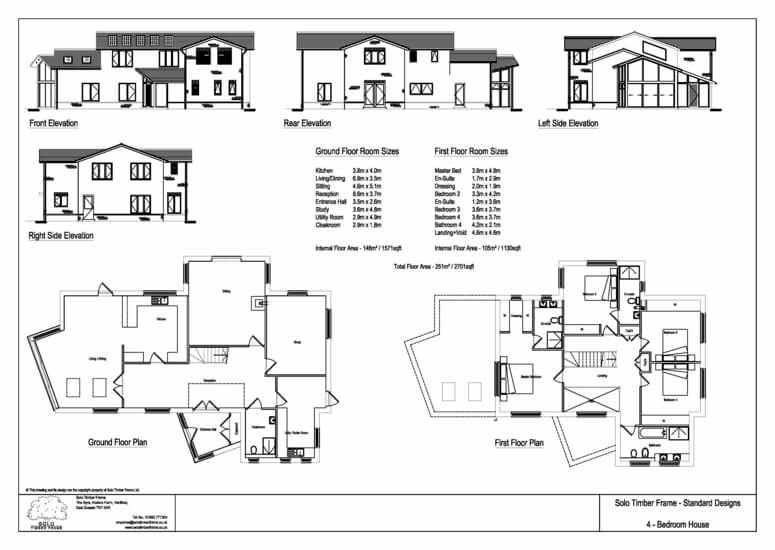 Poundgate 4  Bedroom  House  Design  Designs  Solo Timber Frame 