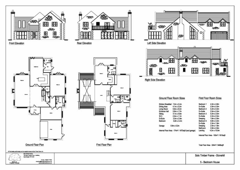 Stone Hill 4 Bedroom House Design Designs Solo Timber Frame