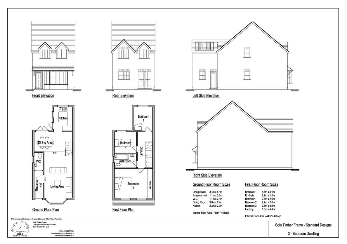 Townsend 3 - 3 Bedroom House Design - Designs - Solo ...