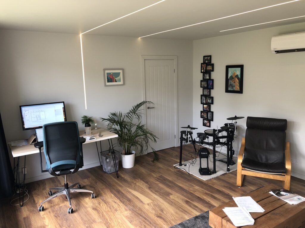 Timber Frame Home office