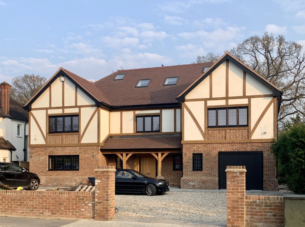 Timber Frame house completed